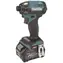 Makita Aku rázový šroubovák XGT 40V 2x 2,5 Ah / Aku rázový šroubovák / 1/4" / 220 Nm / nabíječka