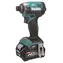 Makita XGT 40V Aku rázový šroubovák / Aku rázový šroubovák / Li-ion / 2x 2,0 Ah / nabíječka / kufr Makpac