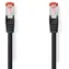 Nedis CAT6 S/FTP 0.25m černá / Patch kabel / RJ45-RJ45 / LSZH