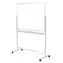 LogiLink Mobilní magnetická tabule bílá / Tabule / 120x170 cm / hliníkový rám / otočná kolečka