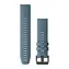 Garmin řemínek QuickFit 22 ocelově modrý / Řemínek / 22 mm / silikonový