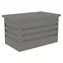 G21 Denver metalická šedá / Zahradní box / Plechový / Objem 280 l