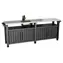 Keter Grilovací stolek UNITY Chef 415 l grafit / Grilovací stolek / Objem 415 l