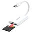 UGREEN CM265 Čtečka paměťových karet bílá / USB-C / 2v1