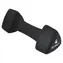 Lifefit TRIANGLE 4 kg černá / Neoprenová činka / ocelové jádro / protiskluzový povrch