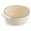 KITCHENAID Litinový kastrol s poklicí krémová 22 cm / 3,3 l / litina / do 260 °C