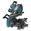 MAKITA Aku pokosová a kapovací pila LS003GZ01 modrá / 40V XGT / O 305 mm / Bluetooth AWS Auto-Start