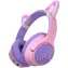 PowerLocus Bobo Cat Ears Kids fialová / Sluchátka / Dětská / Bezdrátová