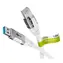 Goobay 74163 bílá / Adaptérový kabel / USB-A 3.2 Gen1 na RJ-45 / Cat.6 / 1 Gbit/s / 10 m
