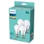 Philips LED žárovka E27 60W 2700K, 4 ks / Žárovka / Plast / Energetická třída F / 220-240 V