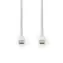 Nedis Mini DisplayPort 1.4 bílá / Kabel / Mini DisplayPort - Mini DisplayPort / 48 Gbps / 2 m