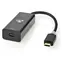 Nedis USB-C - Mini DisplayPort antracit / Redukce / USB 3.2 Gen 1 / Pozlacené konektory / 0,2 m
