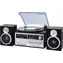 Trevi TT1072 DAB černá / Gramofon s rádiem & CD přehrávačem / 33 & 45 & 78 RPM / FM/AM/DAB+ / BT/USB