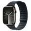 Devia Deluxe Magnetic Fiber Evergreen / Řemínek / Apple Watch 44/45/46 mm / magnetický