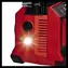 Einhell PRESSITO 18/25 Hybrid červená/černá / Hybridní kompresor / 18V akumulátor nebo 230V / 25 l/min / 11 bar