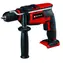 Einhell TC-ID 18 LI Solo černá/červená / Aku příklepová vrtačka / 18V / 13 mm sklíčidlo / bez aku