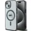 Karl Lagerfeld KLHMP15MHKHNOTK transparentní / Kryt pro iPhone 15 Plus / IML Karl's Head / MagSafe