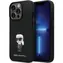 Karl Lagerfeld Silicone Ikonik Metal Pin černá / Zadní kryt / iPhone 14 Pro Max