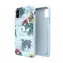 Adidas OR SnapCase Floral iPhone X/Xs šedá / Kryt