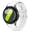 Tech-Protect Silikonový sportovní řemínek bílý / Řemínek / Samsung Galaxy Watch 4/5/5 Pro/6/7/FE / Silikon