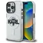 Karl Lagerfeld IML Karl Sketch Logo čirá / Pouzdro / MagSafe / Apple iPhone 16 Pro Max