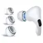 Tech-Protect Ear Tips bílá / Špunty pro Apple AirPods Pro 1/2 / Silikonové / Velikost S, M, L / 3 ks