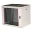 Equip 19" nástěnný rozvaděč 9U 600x450mm světle šedá / Nástěnný rozvaděč / skleněné dveře / uzamykatelný