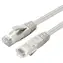 MicroConnect CAT6A U/UTP šedá / Síťový kabel / 2 m / RJ-45 / LSZH / PoE