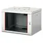 Equip Pro Mount světle šedá / Nástěnný rozvaděč / 19" / 7U / 600x450 mm / skleněné dveře