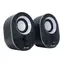 Equip reproduktory 2.0 černá/bílá / USB / 3,5 mm jack / RMS 3 W