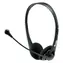 Equip Headset s mikrofonem černý / Headset / Jack 3,5mm / Náhlavní / 1,8m kabel