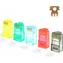 Netrack RJ45 Cat6 mix barev / Konektor / UTP / lanko / 100 ks
