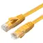 MicroConnect CAT6a U/UTP 2m žlutá / Síťový kabel / RJ-45 / PoE / LSZH