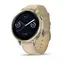 Garmin Venu 4 41mm zlatá, béžový řemínek / Chytré hodinky / 1.2" AMOLED / GPS / Wi-Fi / 5 ATM