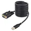 StarTech USB na RS232 null modem černá / Redukce / USB Typ-A > D-Sub DE-9 / 3 m / FTDI