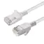 MicroConnect CAT6a U/FTP Slim bílá / Patch kabel / 7,5 m / LSZH / RJ-45