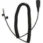 Jabra kabel QD-RJ10 černý spirálový / Kabel / 0,5-2 m / QD konektor / pro Siemens