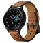 Tech-Protect kožený řemínek hnědá / Řemínek / pro Samsung Galaxy Watch 4, 5, 5 Pro, 6, 7, FE