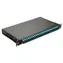 Equip Spojovací box 24-port SC-Duplex OM3 černá / Spojovací box / OM3 Multimode / Rack 1U / 483x243x44 mm