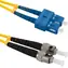 Qoltec 54060 Optický patchcord SC/UPC-ST/UPC / Singlemode / Simplex / 2 m