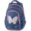 WALKER Školní batoh FAME Magic Butterfly / 32 l / polstrovaná záda / reflexní prvky