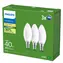 Philips Ultra Efficient LED žárovka E14 / LED žárovka / B35 / 2,1W = 40W / 2700K teplá bílá / 3 ks