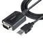 StarTech černá / Adaptér USB na sériový port (RS232) / DB-9 / USB 2.0 / 0,9 m