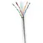 Nedis CAT6 šedá / Síťový kabel / U/UTP / 100 m / CCA / kulatý / PVC / Box