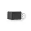 Nedis USB-A adaptér černá / Adaptér USB / USB-A(M) - USB-A(F) / USB 2.0 / 480 Mbps