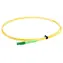XtendLan Optický pigtail LC/APC / 9/125 SM / 0,9 mm / 1 m / G.652d LSOH