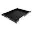 StarTech Výsuvná police pro rack černá / Police do racku / 1U / hloubka 559 mm / nosnost 25 kg