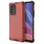 Hurtel Honeycomb Case červená / Zadní kryt / Xiaomi Redmi K40, K40 Pro, K40 Pro+, POCO F3 / TPU / voštinový vzor