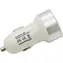 Compass napájecí adaptér pro auto / 12-24 V / 2x USB / DC 5V / 2100 mA / bílá