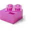 LEGO® Storage 40090801 Brick 4 světle růžová, průhledná / Úložný box / 250 x 180 x 250 mm